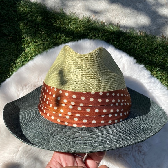Milan Weave Accessories - Milan Weave Vintage Straw Fedora